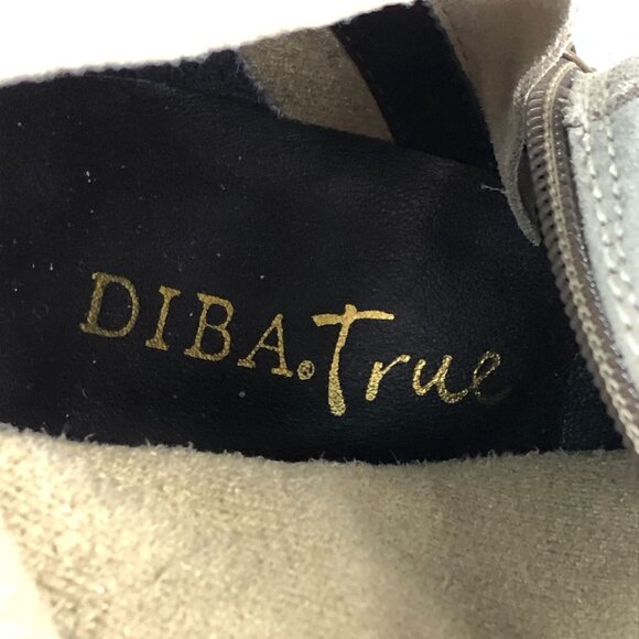 Diba True Women's Size 7 Rainy Nights Grey Suede Partial Side Zip Tall OTK Boots - Picture 14 of 14